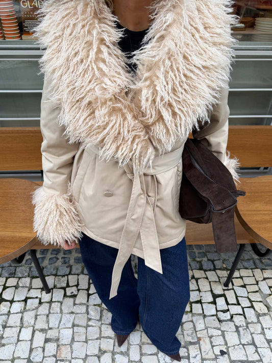Clara Jacket in Beige